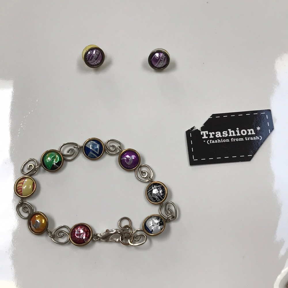 Christy Fisher bracelet and earrings